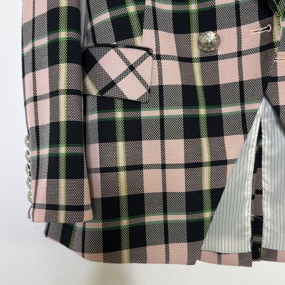 Veronica Beard Miller Dicky Jacket Pink Plaid Size 0 NWOT **altered - Picture 12 of 17